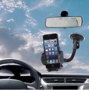 Resim çu çokuygunuz Araç Içi Ayarlanabilir Vantuzlu Döner Stantlı Telefon Tutucu Aparat 