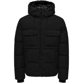 Resim Only & Sons Erkek Mont Siyah 22029661 Onselıjah Pckt. Hood Jacket Otw Noos 25kw21000040 W21002 Siyah 