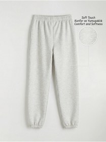 Resim LC Waikiki LCW Kids Beli Lastikli Kız Çocuk Jogger Eşofman Altı 
