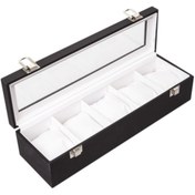 Resim STAND MARKET Saat Kutusu 5'li Siyah Içi Beyaz 