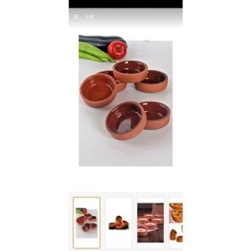 Resim Güveçsan 6 Lı Toprak Güveç Sütlaç Kabı 