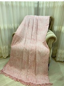 Resim Özlü Home Lüks Pamuklu Koltuk Çekyat Örtüsü 170x220 Çift Taraflı Terletmez Kaymaz Toplanmaz Somon 