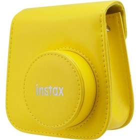 Resim Instax mini 9 Sarı Deri Çanta 