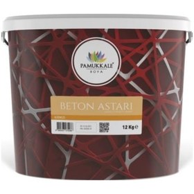 Resim Pamukkale Brüt Beton Astarı 12 Kg Kırmızı 