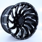 Resim R1 Wheels 20 Inc 6*139.7 ET44 Mat Siyah Jant Takımı (J-203) 