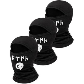 Resim Army Termal Kar Maskesi 3 Lü Set Unisex Erkek & Kadın Balaklava 0//baskılı Çok Renkli 