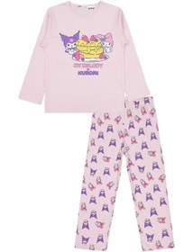 Resim Kuromi 10-13 Yaş Pijama Takımı - Pembe - Pembe / 10-11 Yaş 
