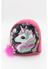 Resim Chantaky 039 3001 Unicorn Pembe Payet Çocuk Sırt Çantası Pembe 