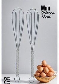 Resim Sciacca Mini Çırpıcı Çelik 2 Adet Çok Renkli 