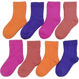 Resim Leement socks Çocuk 8 Çift Kalın Havlu Termal Çorap Burun Dikişsiz Premium Seri 