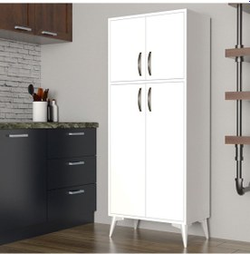 Resim Büyük Boy Çok Amaçlı Dolap Beyaz - Mdl0101 