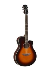 Resim Yamaha Apx600 Thin-Line Cutaway Elektro Akustik Gitar Old Violin 