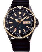 Resim Orient Kamasu RA-AA0005B39B Otomatik Silikon Siyah Safir Cam 20 ATM 42 mm Erkek Kol Saati 