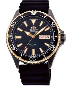 Resim Orient Kamasu RA-AA0005B39B Otomatik Silikon Siyah Safir Cam 20 ATM 42 mm Erkek Kol Saati 