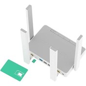 Resim Genel Markalar Keenetic Runner 4g N300 Wi-fi Mesh Fiber Router, Sim Kart Destekli 3g/4g/lte Modem, Cat.4, 4x100mbi 