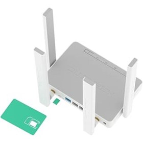 Resim Genel Markalar Keenetic Runner 4g N300 Wi-fi Mesh Fiber Router, Sim Kart Destekli 3g/4g/lte Modem, Cat.4, 4x100mbi 