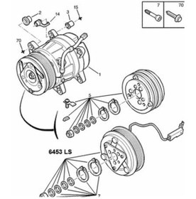 Resim Psa-6453Ls Kompresör Kavra 515373662 