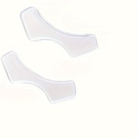 Resim 2 Adet Şeffaf Silikon Kırışıklık Yama - Dereceli, Parfümsüz, Pilsiz Yüz Kaldırma & Onarım Etiketleri, Cildi Düzleştirme, Yüz Bakımı|Cilt Bakım Aksesuarı|Düz Dokulu, Cilt Bakım Aksesuarları 