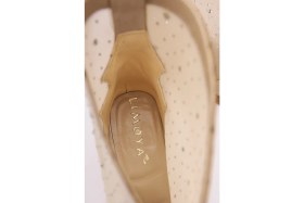 Resim Rudi Bej Rugan Nakışlı Western Kadın Taşlı Yazlık Bot 