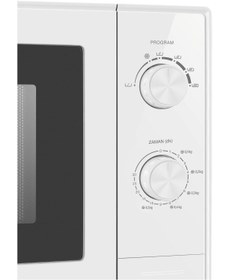 Resim Arçelik Solo Mikrodalga Fırın 20 L 700W Beyaz Mekanik Kontrol ve Zamanlayıcı Enerji Tasarruflu 