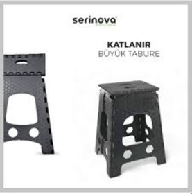 Resim Poliva Taşınabilir Katlanır Tabure Sandalye Büyük Boy 
