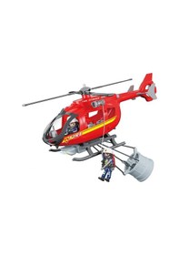 Resim Yangın Söndürme Helikopteri Yapı Seti 