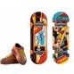Resim Hot Wheels Skate Retro Temalı İkili Parmak Kaykay ve Ayakkabı Paketleri HXL17-HXL20 