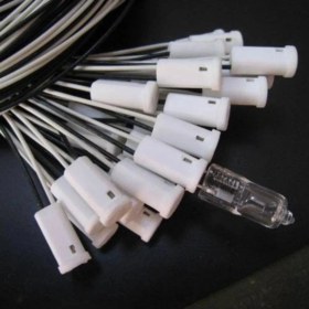 Resim Mikasso 2 Adet G4 Porselen Duy Halojen LED Ampul Kapsul Ampul Duyu 9cm 