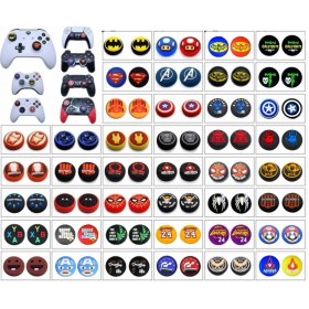 Resim Byoztek Desenli Xbox One-Xbox S-Xbox x Ps4 Ps5 Analog Koruyucu Silikon Pad Uyumlu 