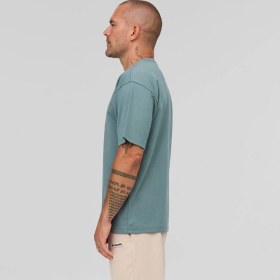Resim Columbia Csc M Label Chest Graphic Tee Erkek Tişört Cs0470 Yeşil 