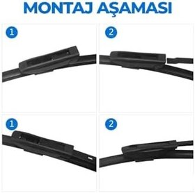 Resim İnwells Muz Silecek Takımı 2012-2020 Renault Clio 4 ile uyumlu 