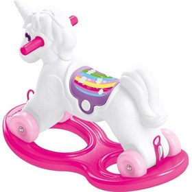 Resim Unicorn Sallanan Tekerlekli At 