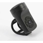 Resim Pengfu Shop Siyah Stil Bisiklet Elektronik Korna Şarj Edilebilir Güvenlik Alarm Kornası Bisiklet Gidon Alarm Zili USB Şarj Edilebilir Bisiklet Sürme Aksesuarları (Yurt Dışından) 