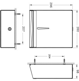 Resim Artema Arkitekta Kağıt Dispenser A44352 