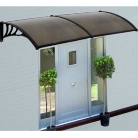 Resim Genel Markalar 4a Groups - Yeni Kapı Üstü Pratik Plastik Sundurma 100x240 Cm - Bronz 