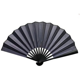 Resim Plastik Kumaş Yelpaze 12'li Füme 