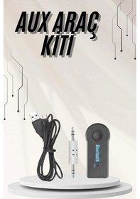 Resim Yeni Nesil Bluetooth Aux Araç Kiti Siyah Tv Tablet Telefon Araç Araba 1 78260314 
