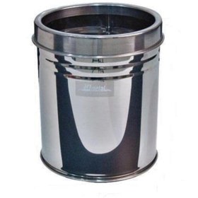 Resim Arı Metal Ofis Çöp Kovası Çemberli 13 lt 1414 