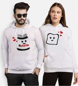 Resim Tshirthane Nutellam Ekmek Dilimim Sevgili Kombinleri Kapüşonlu K 
