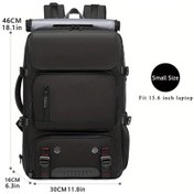 Resim Willowhaven Siyah Usb Şarjlı Büyük Su Geçirmez Seyahat Sırt Çantası Ayakkabı Bölmeli Diğer 