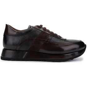 Resim Tamer Tanca Erkek Hakiki Deri Kahverengi Sneakers & Spor Ayakkabı 477 49482 Erk Ayk Y25 Kahve Kahve 