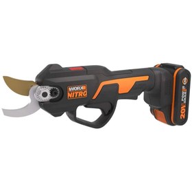 Resim WORX WG330E 20Volt 2.0A Li-ion Tek Akülü Profesyonel Kömürsüz Dal Budama Makası 
