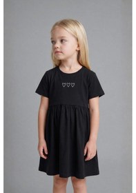 Resim Defacto Desenli Elbise Kız Bebek H2173a526smbk27 Siyah-bk27 