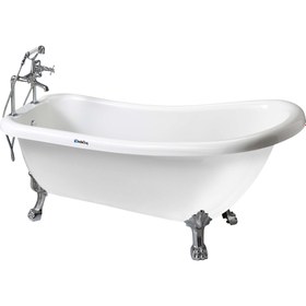 Resim Aslan Ayaklı Küvet | Urla | Sanacryl - 70x170 / Beyaz / 1 Kişilik 