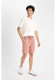 Resim DeFacto Relax Fit Gabardin Bermuda Şort D4697AX24HSBN569 