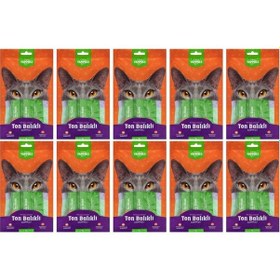Resim Kiwi Pets Yammies Ton Balıklı Karidesli Sıvı Kedi Ödül Maması 10 Lu Set 