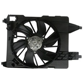 Resim Renault Scenic 2 03/09 Radyatör Fan Davlumbazı Komple 1.5/1.9 Dcı/1.6/2.0i Motorlu 6 Kanat Ori S 