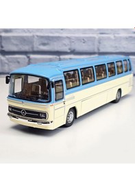 Resim 1:43 Ölçek Mercedes Benz O302 Otobüs Mavi/bej 