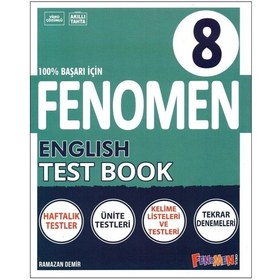 Resim Fenomen 8.Sınıf English Test Book Fenomen Okul Yayınları 