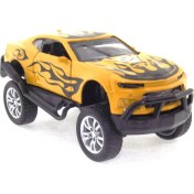 Resim Die Cast Çek Bırak Sarı Arazi Aracı 